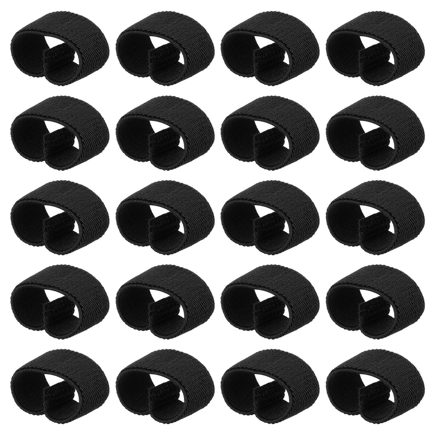 Aysatogc 20PCS Backpack Strap Keeper, Elastic Belt Keepers for Duty Belt Loop Keeper Backpack Straps Duty Accessories Belts Holder for Pants 1.5"-2" Wide Belts/Straps