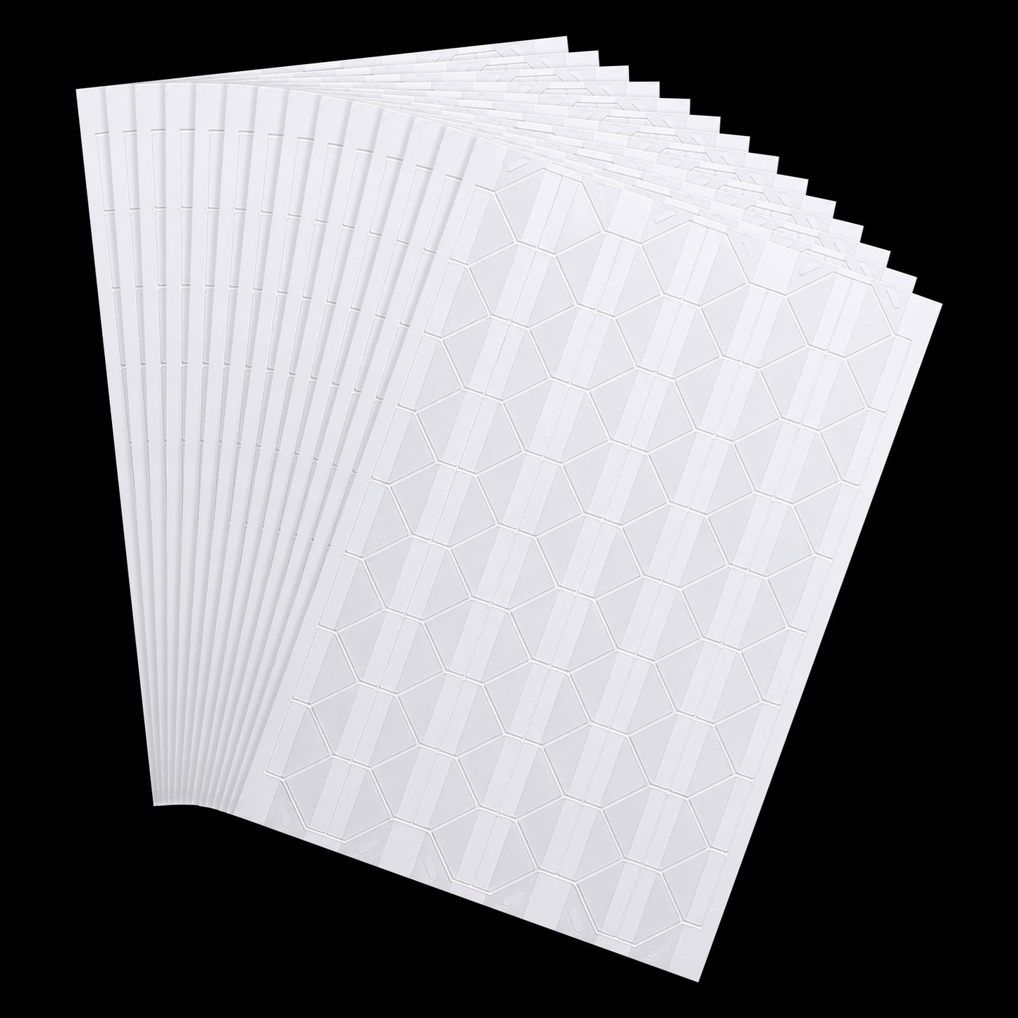 Thinp 1428 Pcs Self Adhesive Photo Corner Stickers, 14 Sheets Photo Mounting Corners Picture Edge Clear Picture Corners for Scrapbooking Family Album DIY Journal (Clear)