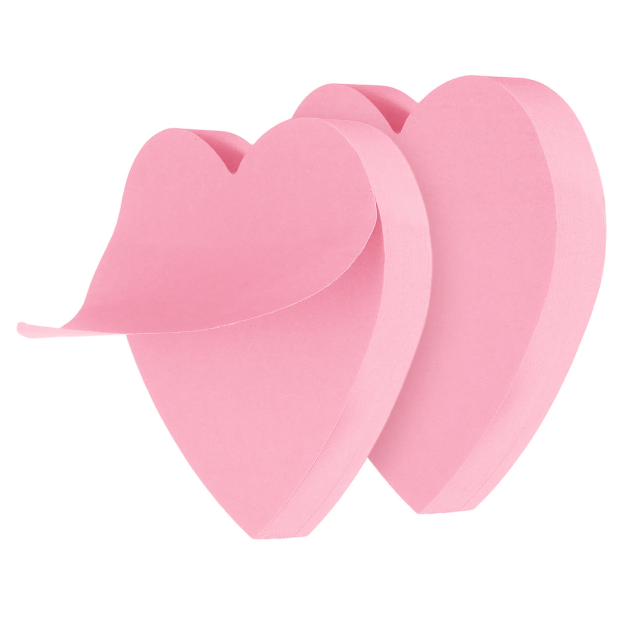 Heart Sticky Notes, 200 Sheets Heart Shaped Sticky Notes 2 Pads Index Cards