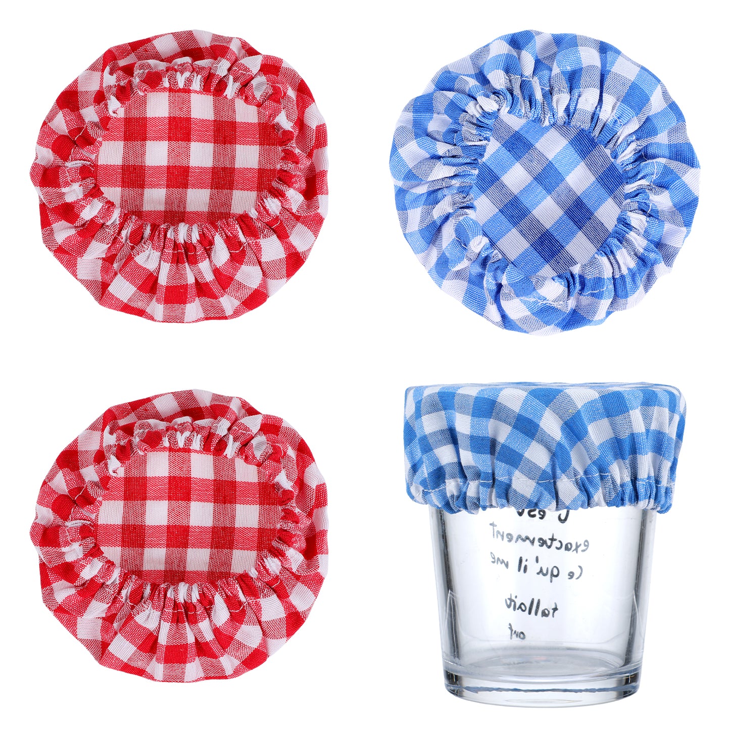 ZEYIYER 4 PCS Sourdough Jar Cover, Sourdough Cloth Jar Covers, Reusable Fabric Sourdough Starter Cover for Bread Rising Sourdough Proofing