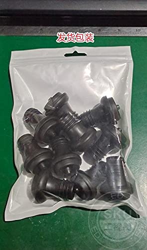 ASTER Wine Stopper Wine Saver 10PCS Reusable Bottle Sealer Silicone Vacuum Pump Stopper for Wine Beer Champagne Sparkling Wine Black