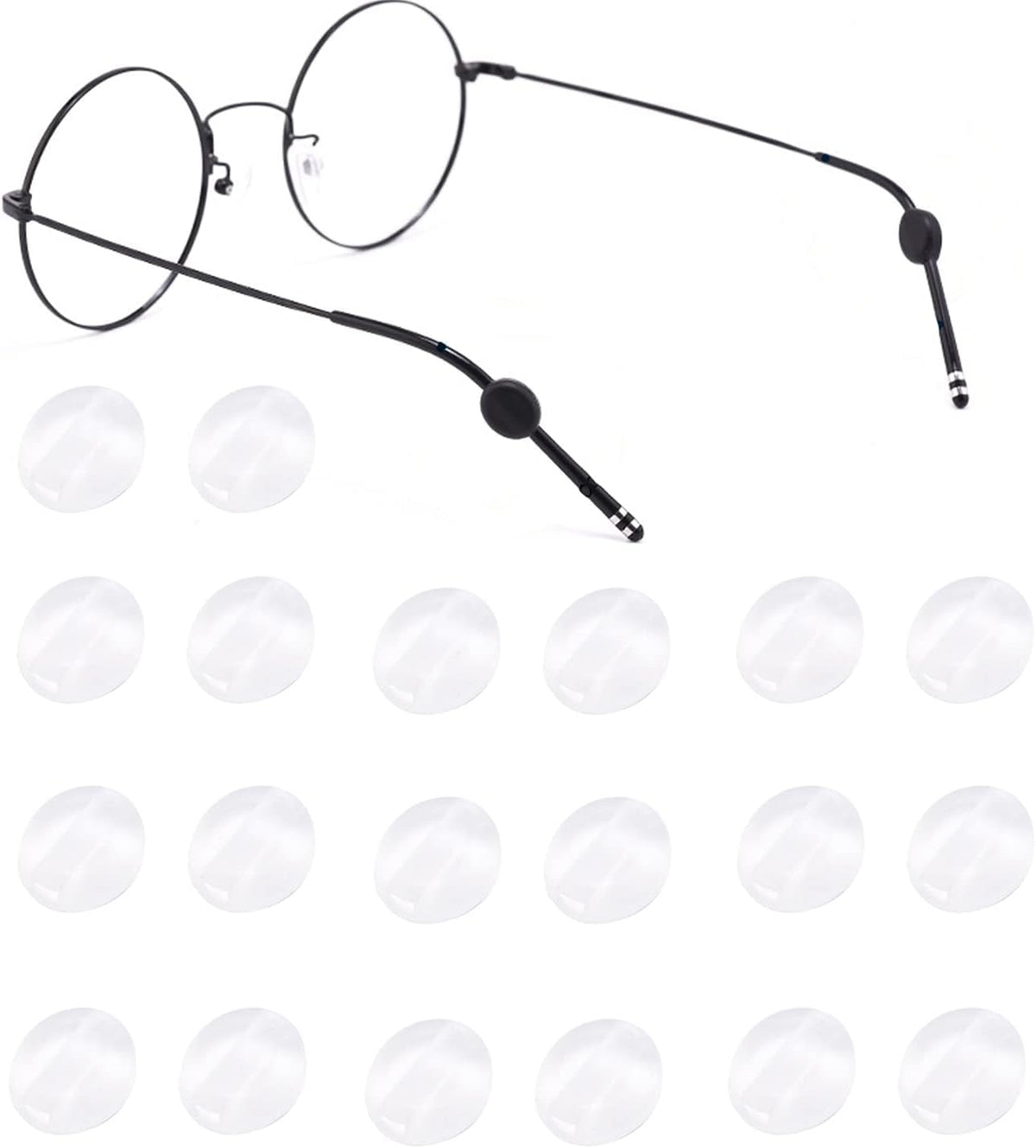 Thinp 5 Pairs Glasses Ear Cushion, Soft Knitting Eye Glasses Ear Grippers