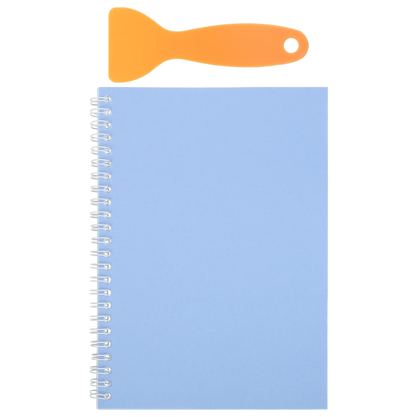 Aster Sticker Collecting Book,Reusable Sticker Book Collecting Album Blank,Sticker Storage Book with a Plastic Spatula,Blue Release Paper Sticker Collection Book for Collecting Stickers, Labels(Blue)