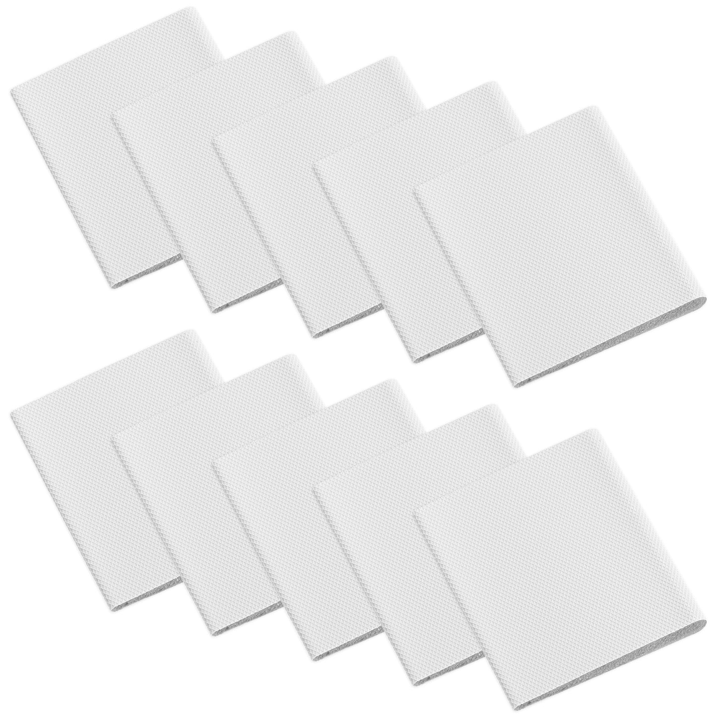 10 Pcs Door Corner Seals, Self-Adhesive Exterior Weather Stripping Draft Stopper Foam Door Frame Seal Wedge Draft Plugs for Noise Isolation and Weather Protection (White)