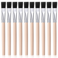 10 PCS Small Paint Brushes, Trim Thin Paint Brushes for Walls, Small Paintbrush Trim Painting Tool for Watercolor Oil Painting Acrylic Craft Brush