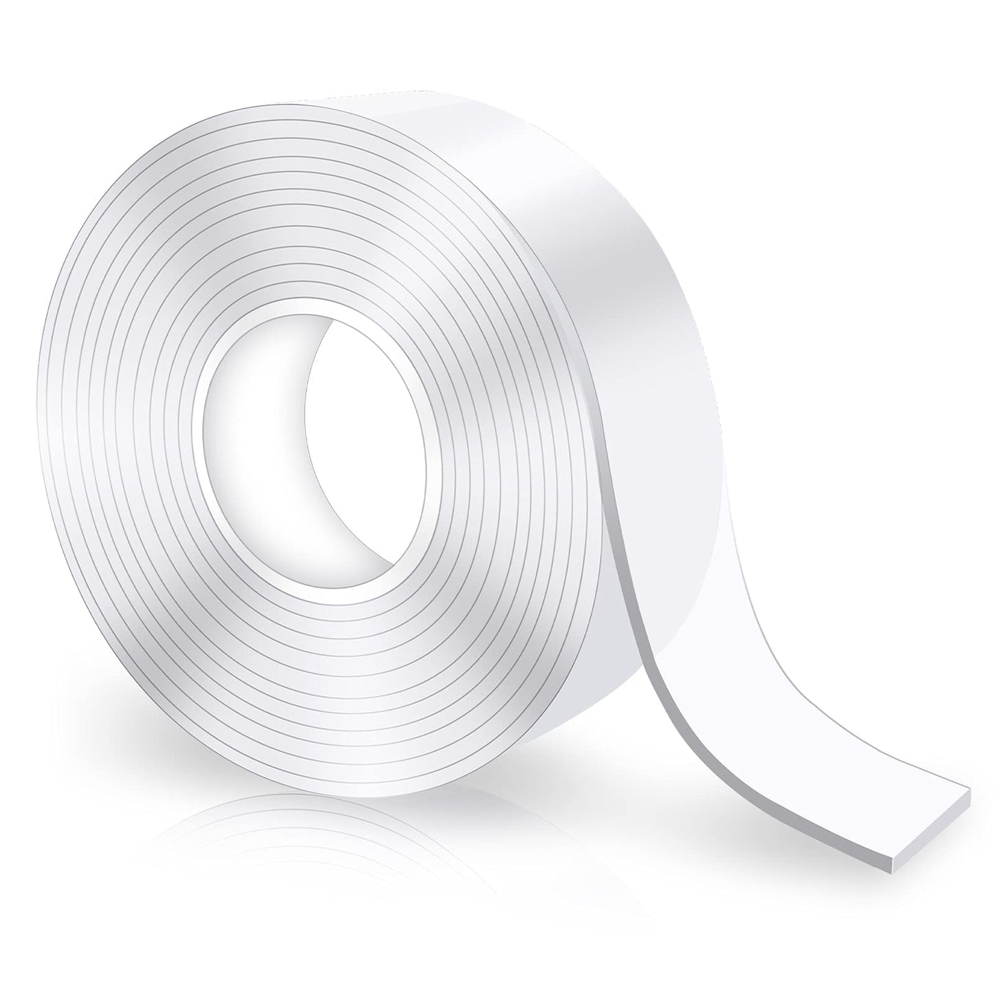 ASTER Double Sided Tape Heavy Duty (5 M), Multifunctional Nano Removable Traceless Adhesive Transparent Tape,Washable Strong Sticky Wall Mounting Tape, Poster Carpet Tape for Paste Items,Household