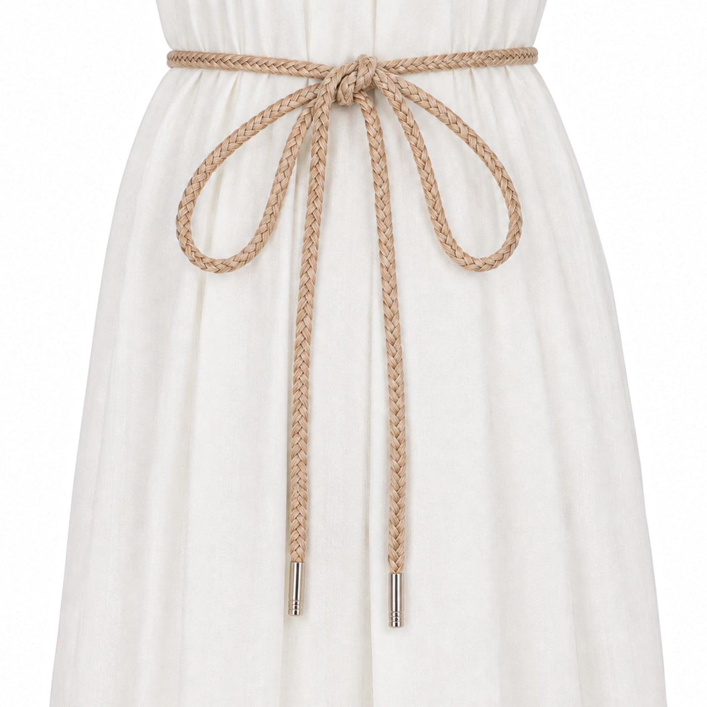 Quilax Boho Belt for Women Waist Belt Braided Tie Belt Fashion