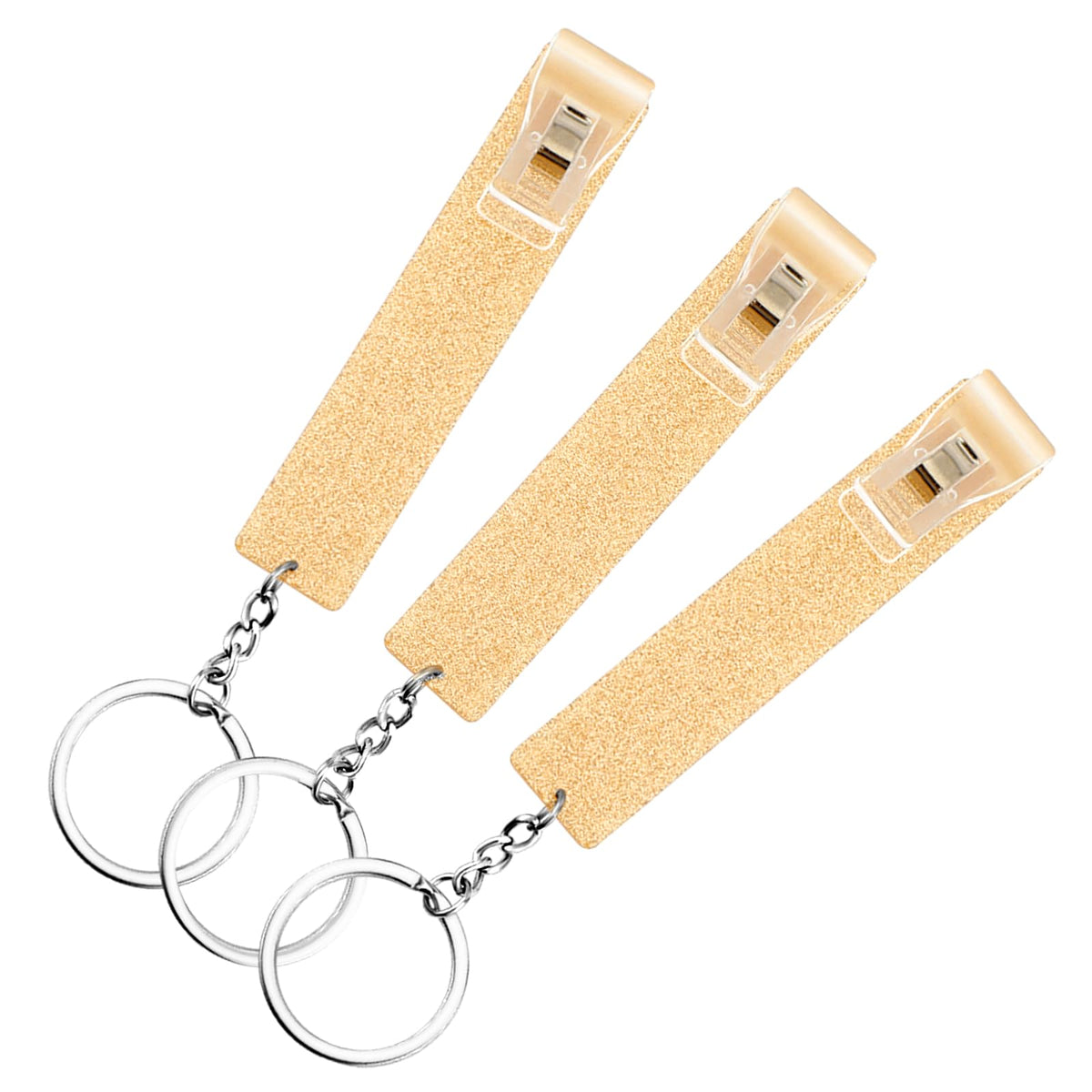 ASTER 3 Pieces Credit Card Grabber for Long Nails, Debit Bank Card Holder Acrylic Credit Card Puller Bus Pass Holder for Women and Men, Gold