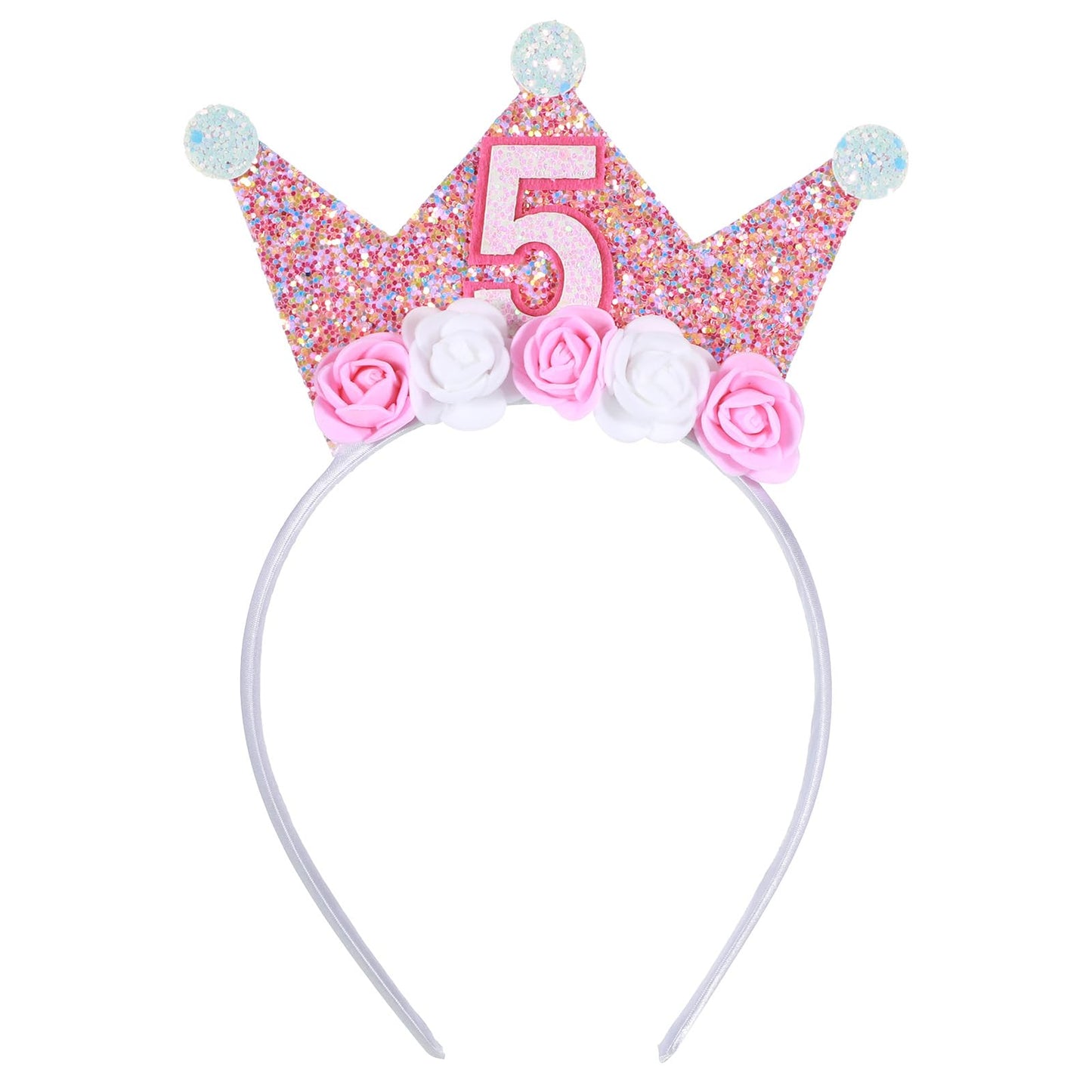 5 Year Birthday Crown, Crown Girl Birthday 5 Years Birthday Crown