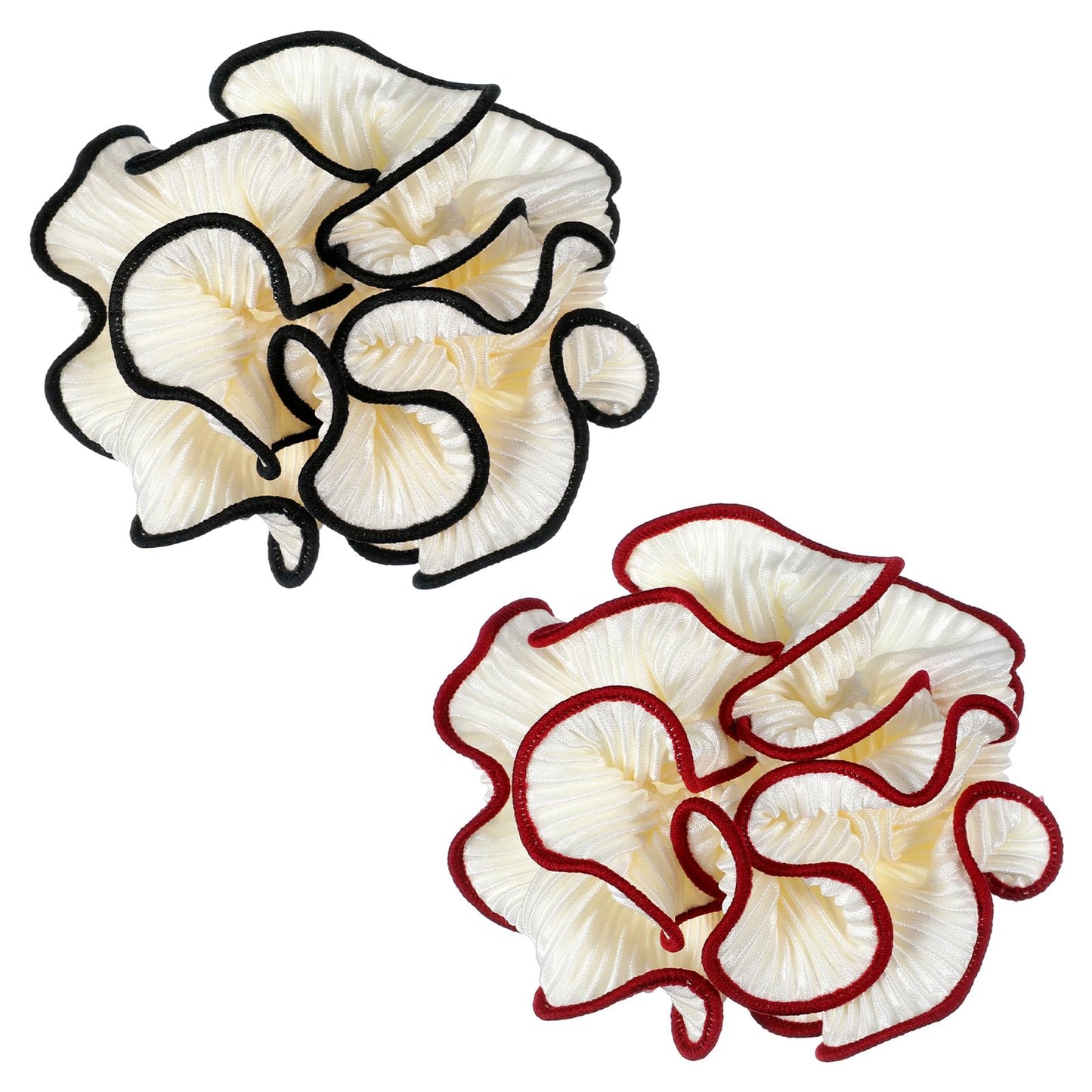 Pack of 2 Scrunchies, Women's Large Elastic Hair Bobbles