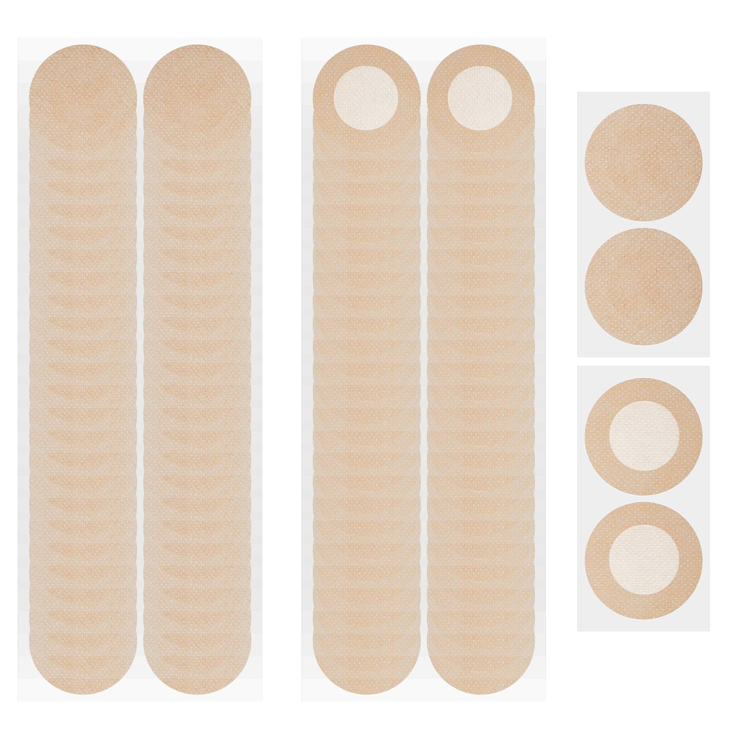 Pack of 100 Nipple Pads Men, Invisible Nipple Covers, Nipple Covers, Nipple Patches, Friction Prevention Men, Nipple Cover for Running, Sports and Marathon (Skin-Colour)
