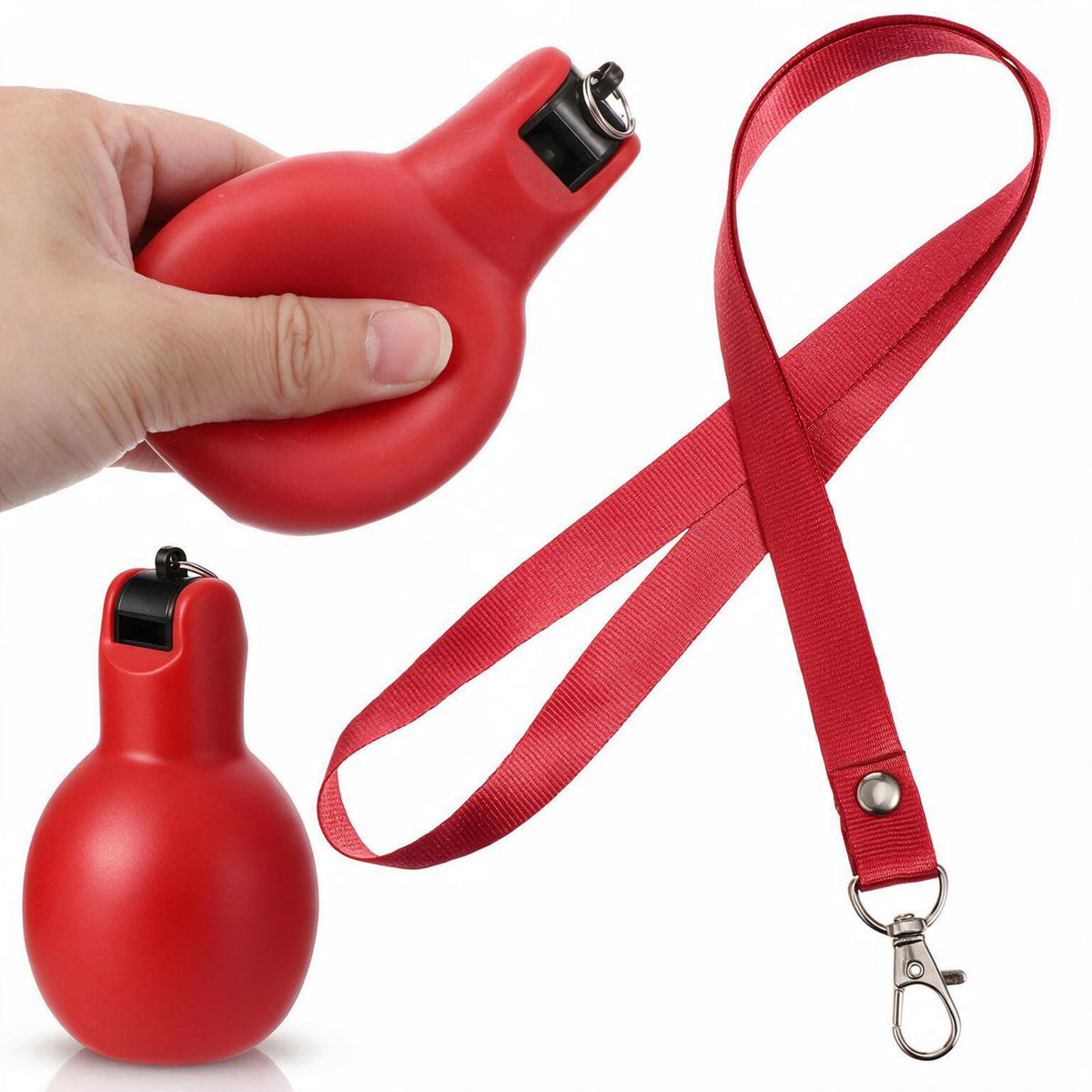 Hand Whistle, Hand Whistle, Sports Lessons, Hygienic Hand Whistles (Red)