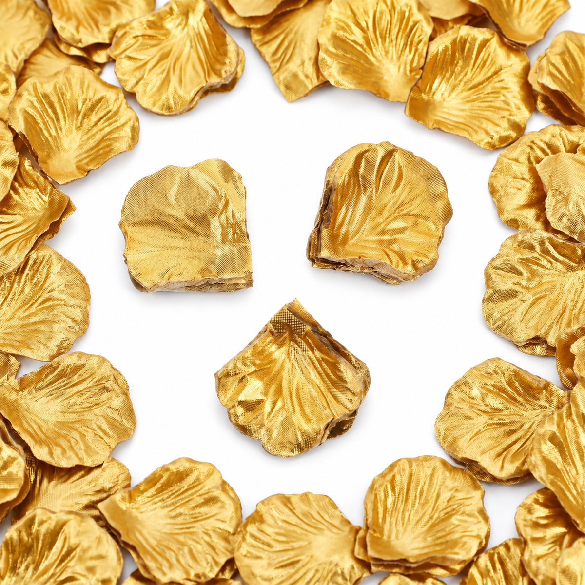 300 PCS Gold Rose Petals, Fake Rose Petals for Romantic Night Wedding
