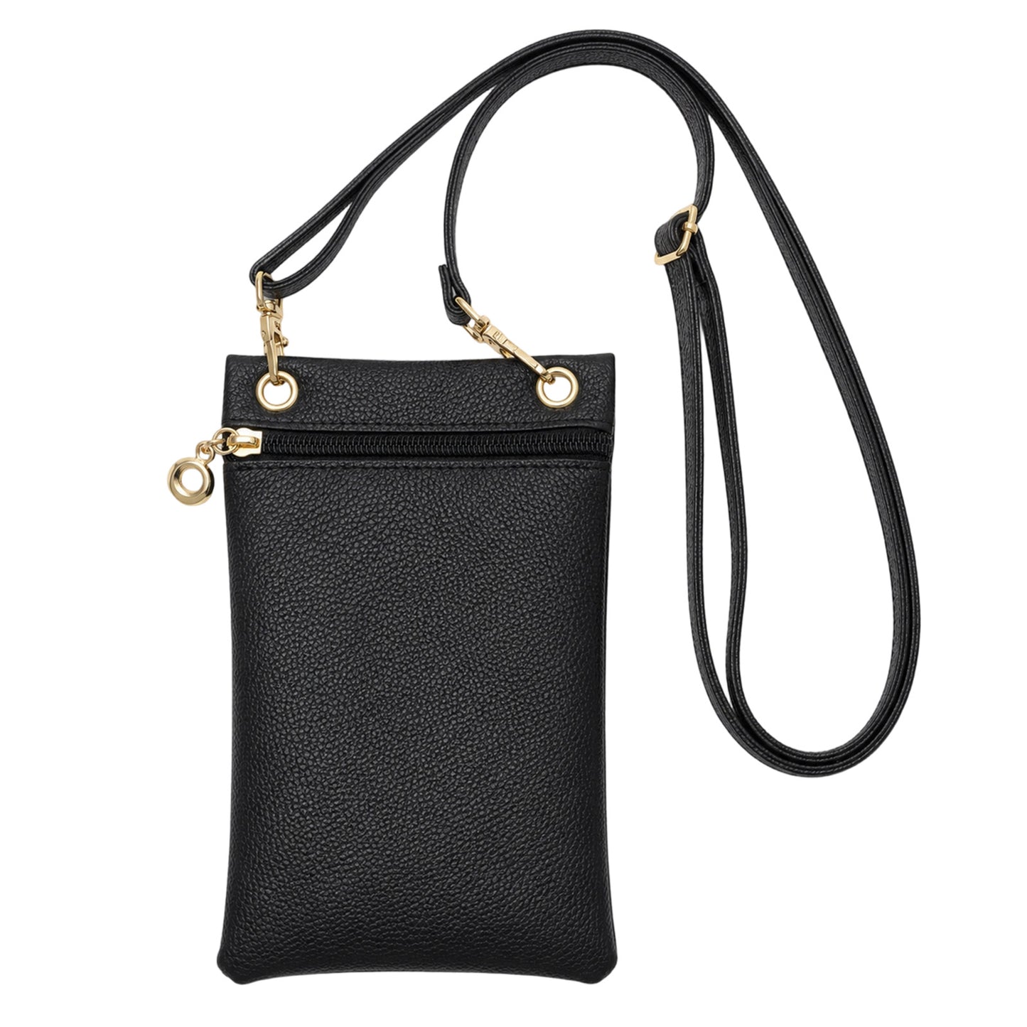 Falzqq Cell Phone Purse PU Leather Crossbody Phone Bag Cellphone Wallet for Women Girls Adjustable Small Shoulder Bag for Shopping Travel