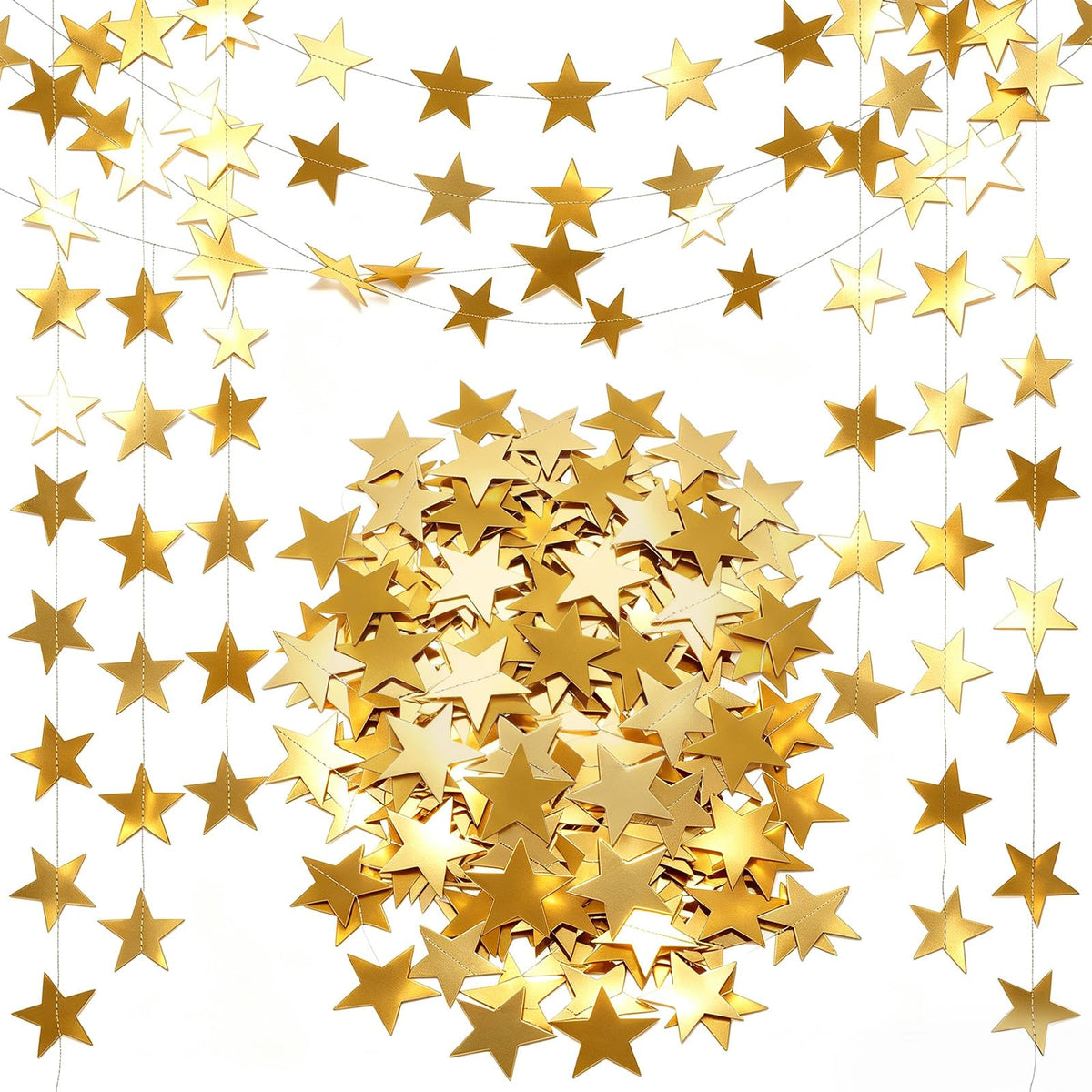Glitter Star Garland
