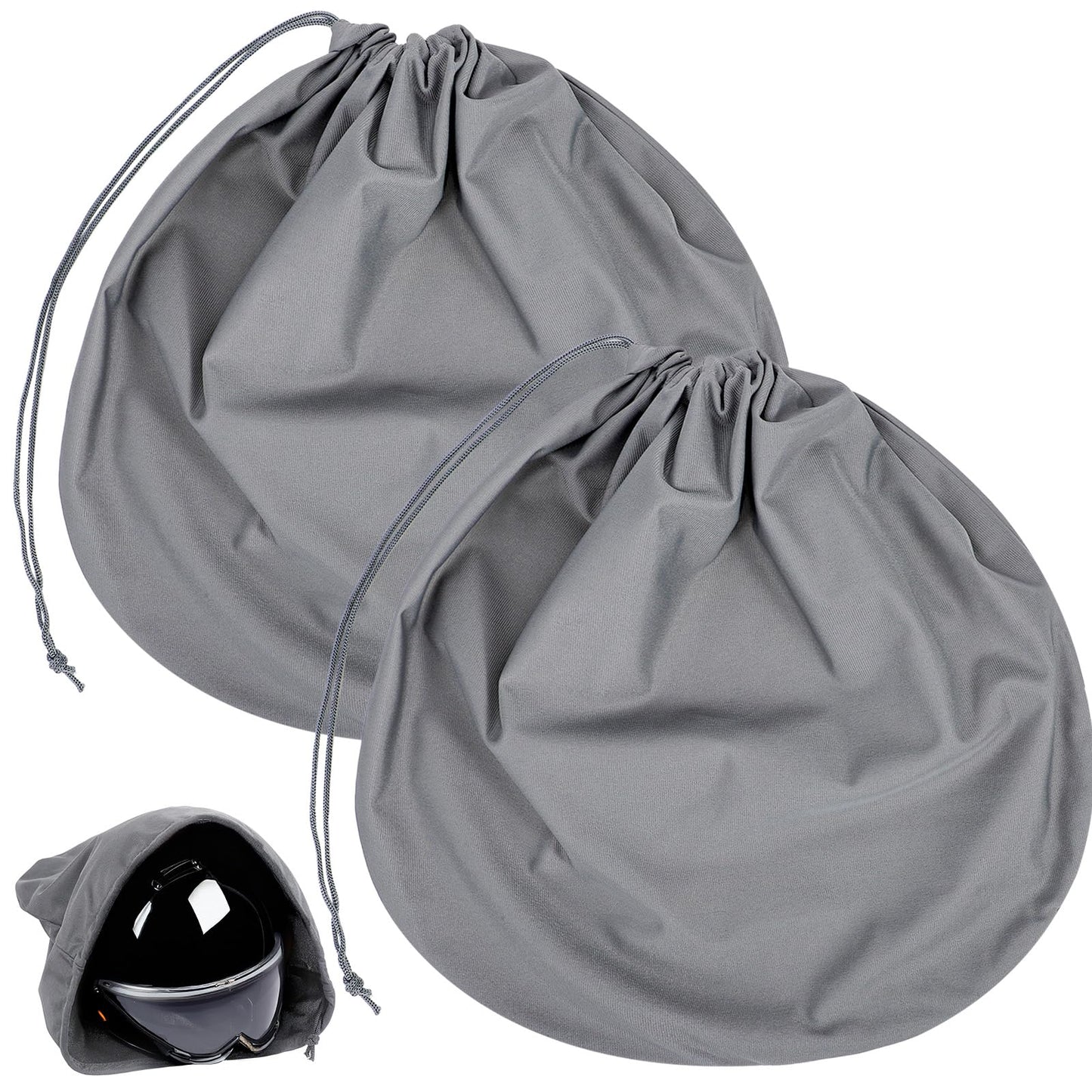 Grevosea 2 Pack Universal Motorcycle Helmet Cover with Drawstring Motorcycle Helmet Backpack Rucksack Motorcycle Helmet Backpack Backpack Backpack Rucksack Backpack Backpack Rucksack Backpack