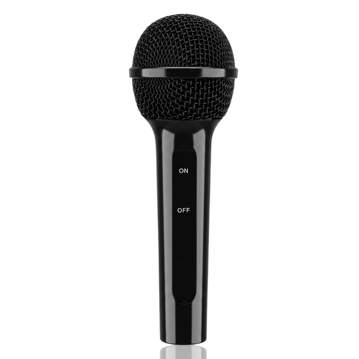 Dplolng Toy Microphone for Kids, 1 Pc Plastic Pretend Microphone for Family Party Singing & Role Play (Black, 6.4 x 2.1 In)