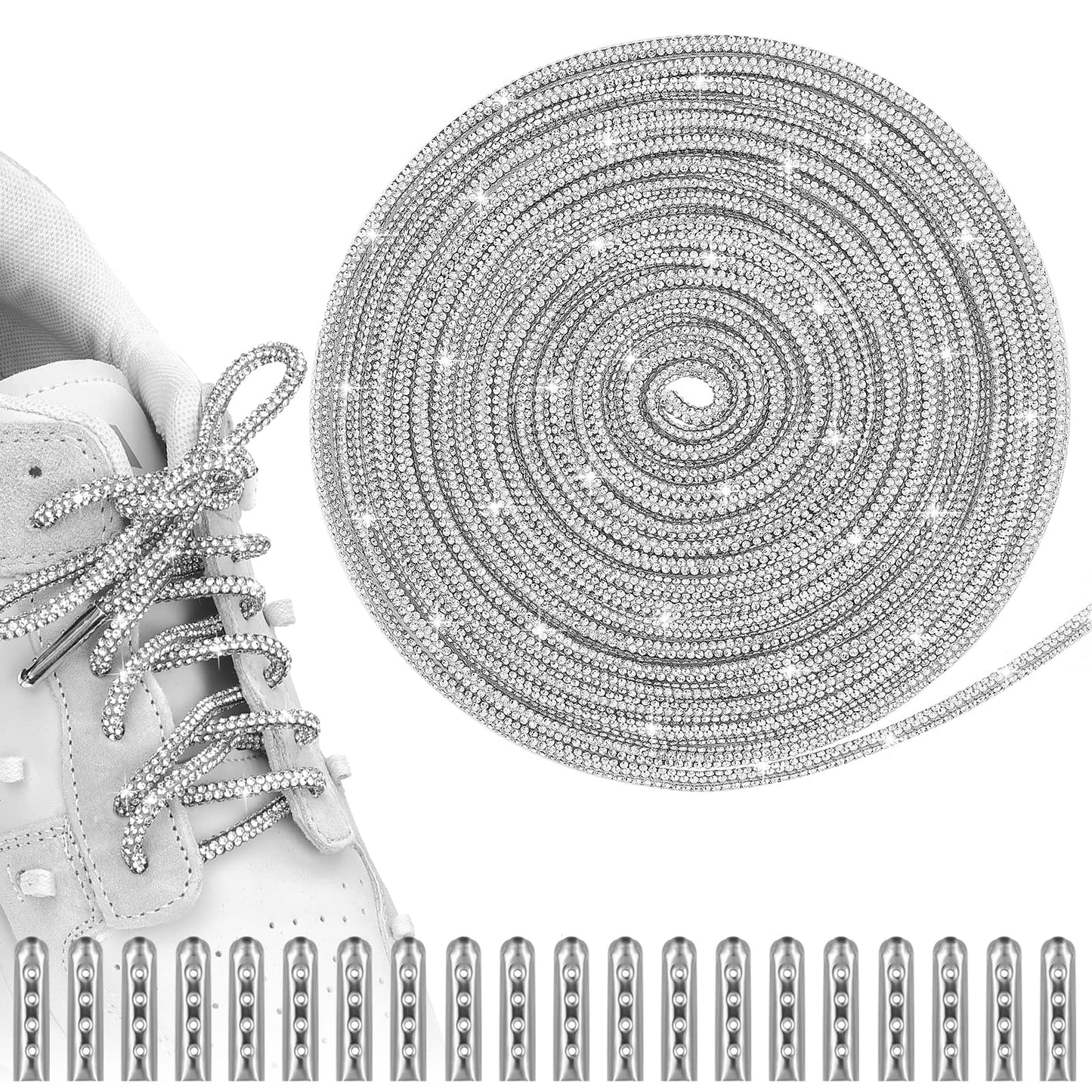 ASTER Glitter Rhinestone Shoe Laces