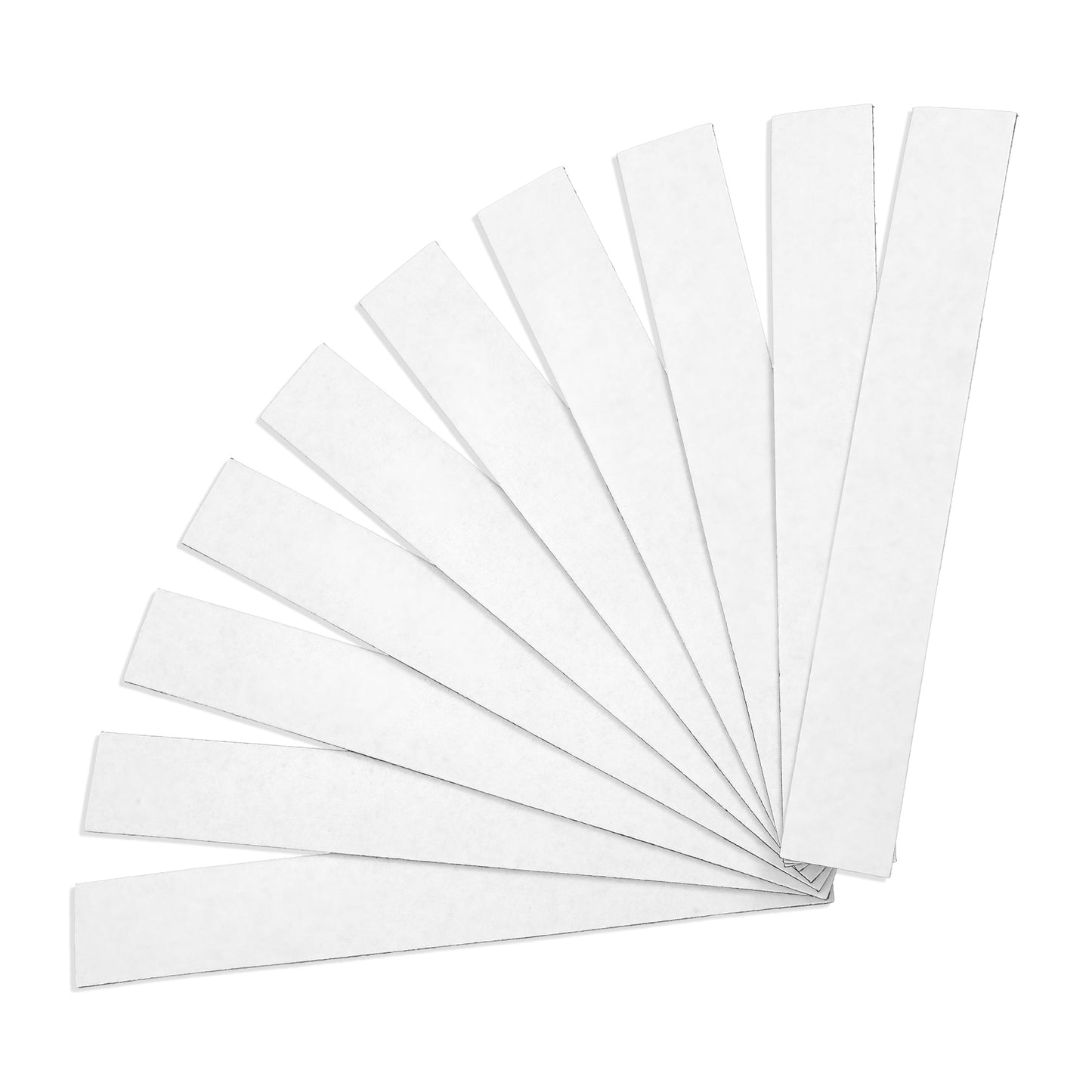 10 Pcs Magnetic Strips with Adhesive Backing, Flat Magnetics Strips for Crafts, Rectangle Magnetic Tape for DIY Projects, Flexible Magnetics Strip for Whiteboard Organization (5.9 X 0.78 X 0.04 Inch)