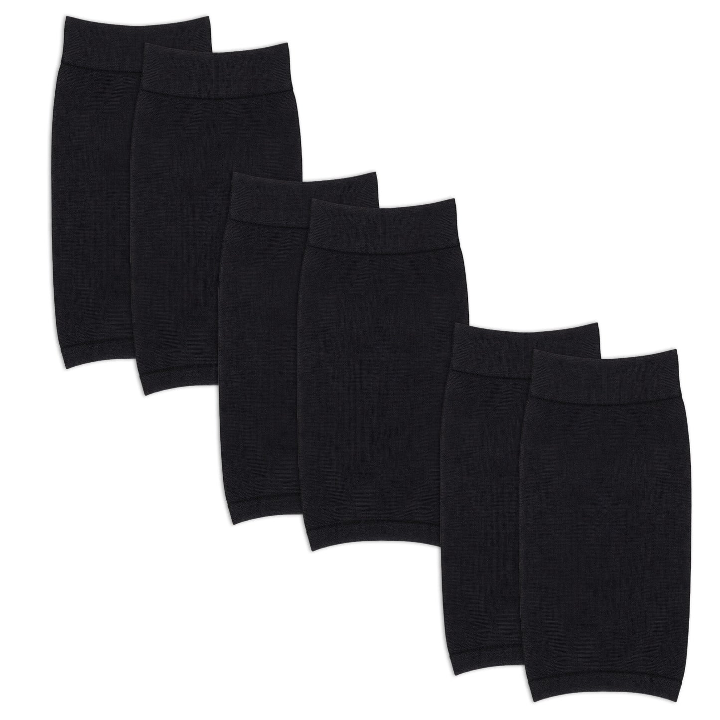 Aysatogc 3 Pairs Tattoo Cover up Sleeve, 8.07x4.05 Inch Tattoo Cover Up Compression Sleeves Forearm Concealer Support for Women Men (Black)