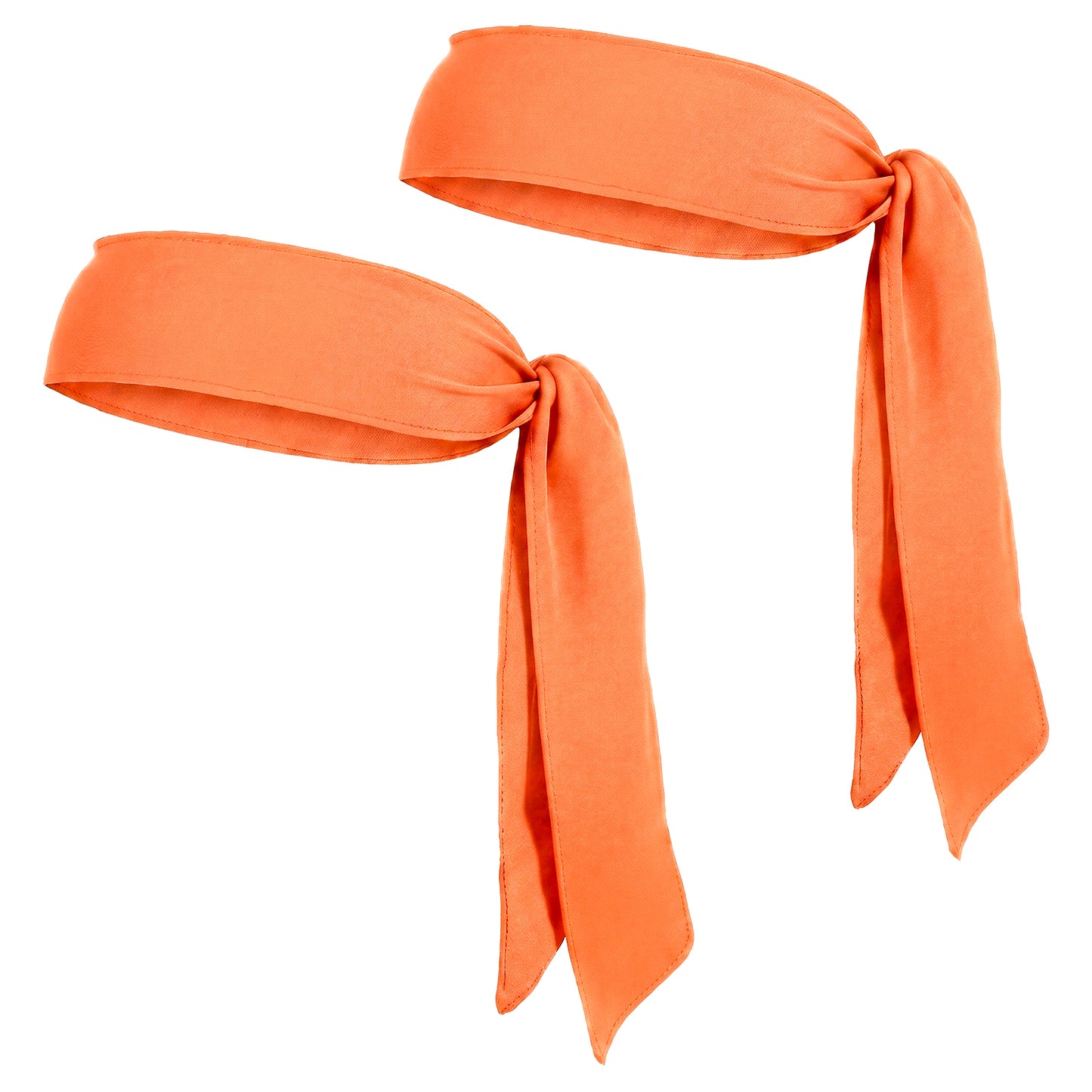 2 Pack Tie Headband for Women and Men, Large Hair Ties Bandana Headband Sport Tie Headbands for Basketball, Soccer, Football(Red)