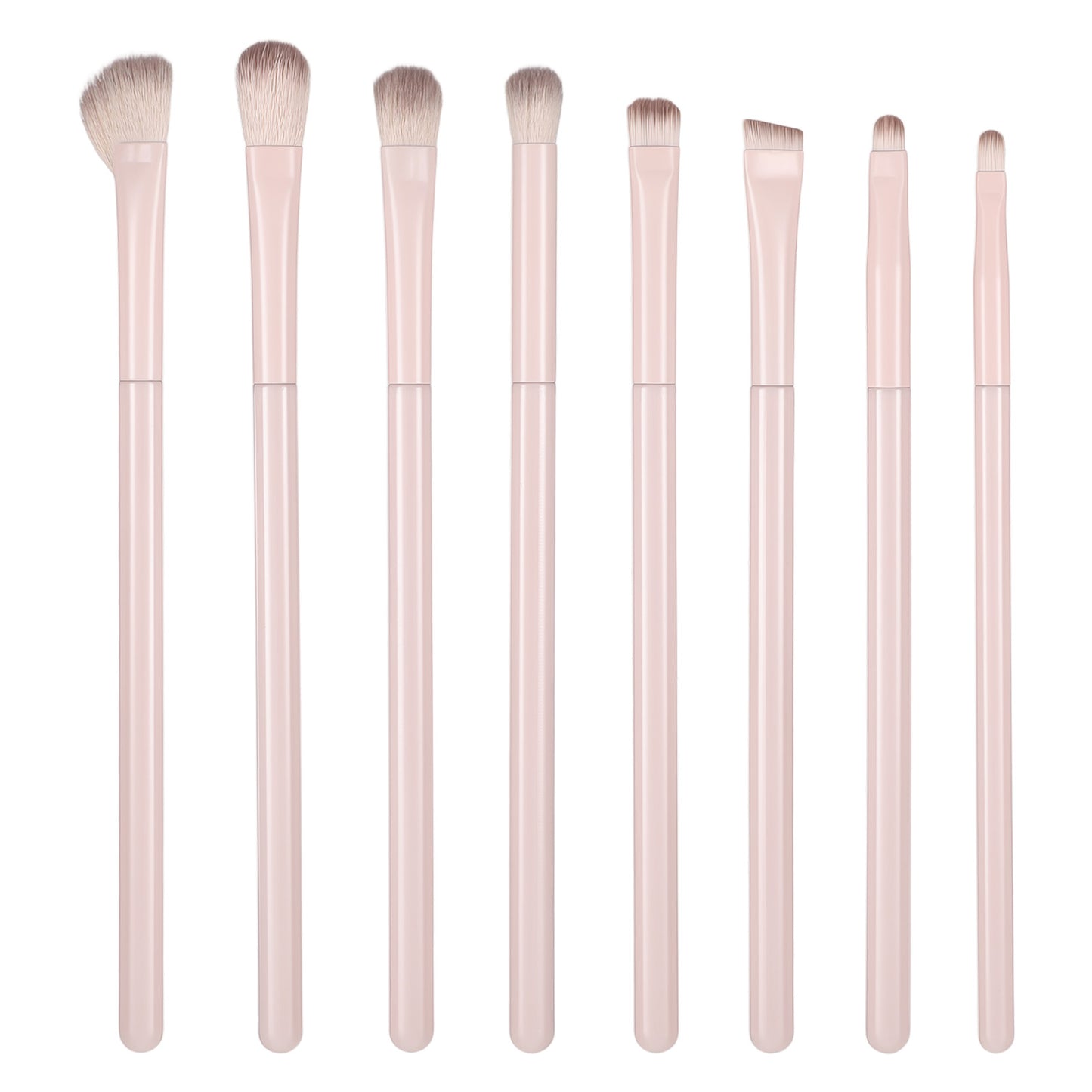 Dplolng 8 Pcs Eye Makeup Brushes,Eye Makeup Brush Set with Blending,Eyeliner & Angled Eyebrow Brushes Professional Eyeshadow Brush Set for Liquid,Cream,Powder Concealer Brows Eyes Shadows