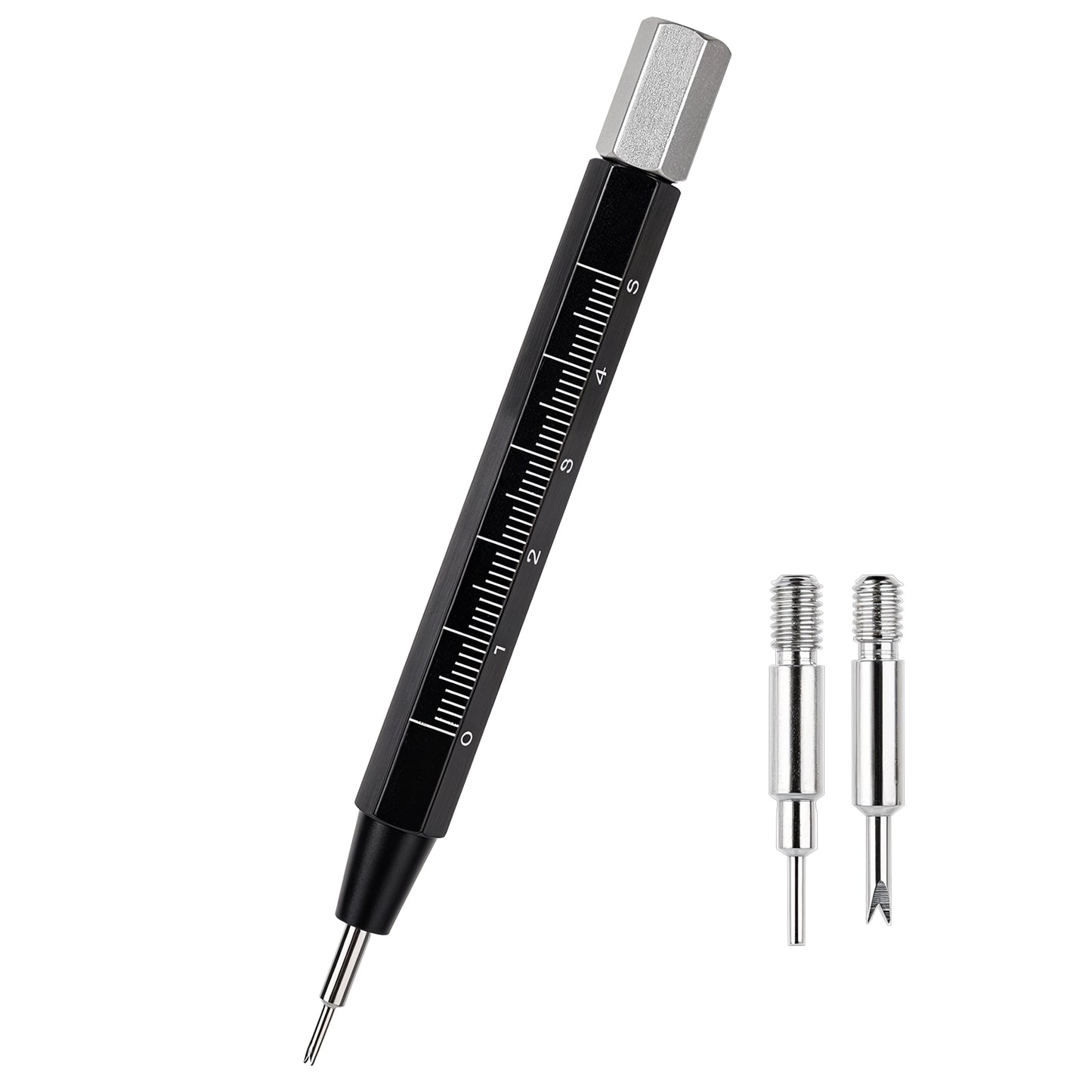 Watch Band Pins Tool, Watch Link Remover Tool Kit Professional Stainless Steel Spring Bar Tool Watch Strap Link Pin Pusher Repair Tool with Ruler for Watch Band Install Adjustment Replacement Sizing