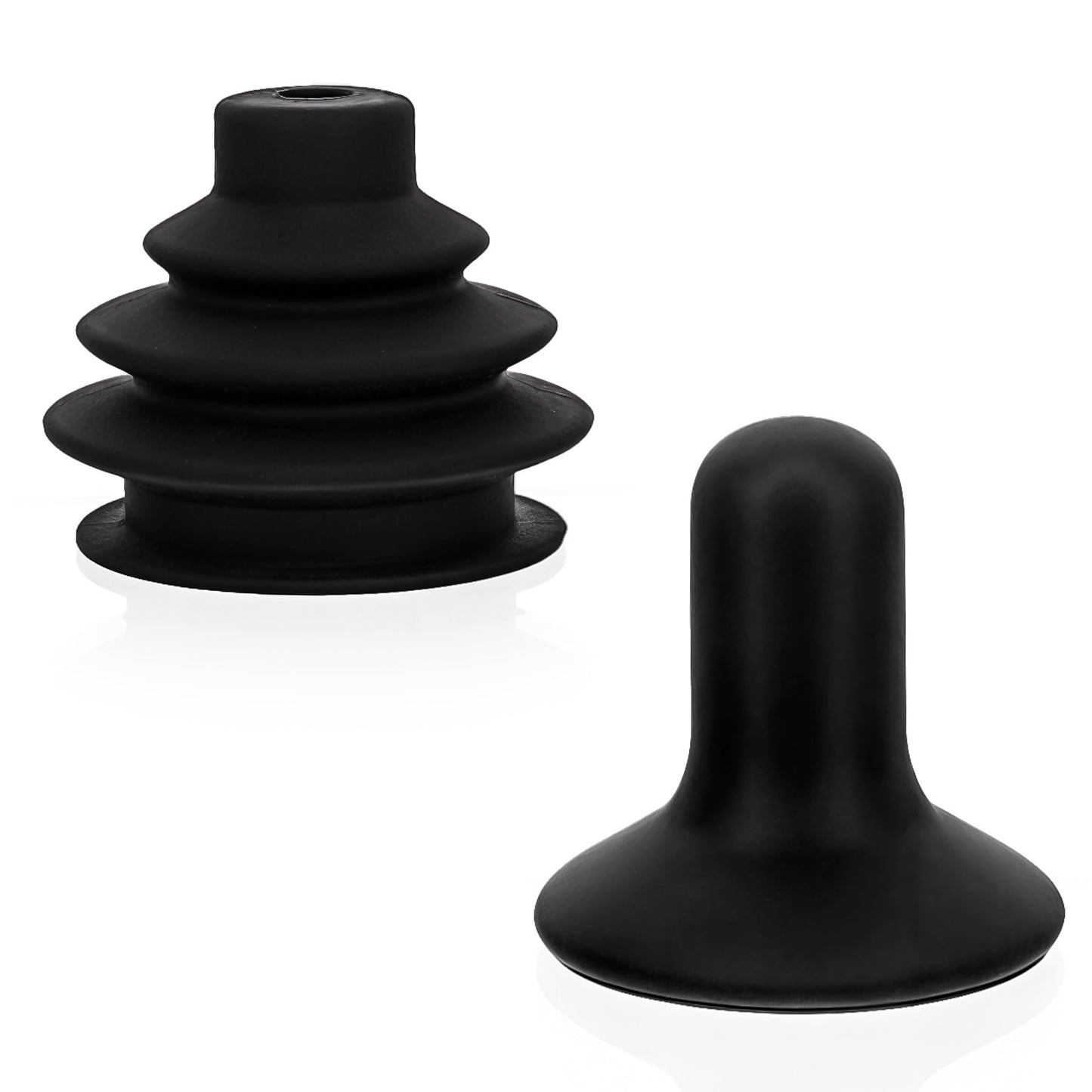 1 Sets Controller Knob and Gaiter for Electric Wheelchair, Universal Silicone Wheelchair Joystick Button Cap for Mobility Scooters, Joystick Button Cover Electric Wheelchairs Accessories(Black