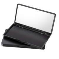 2Pcs Empty Magnetic Makeup Palette, Empty Eyeshadow Blush Powder Dispensing Storage Box with Mirror Rectangular Cosmetics Tavel Storage Box for DIY Cosmetics Lipstick Blush Powder (4.69" x 2.48")