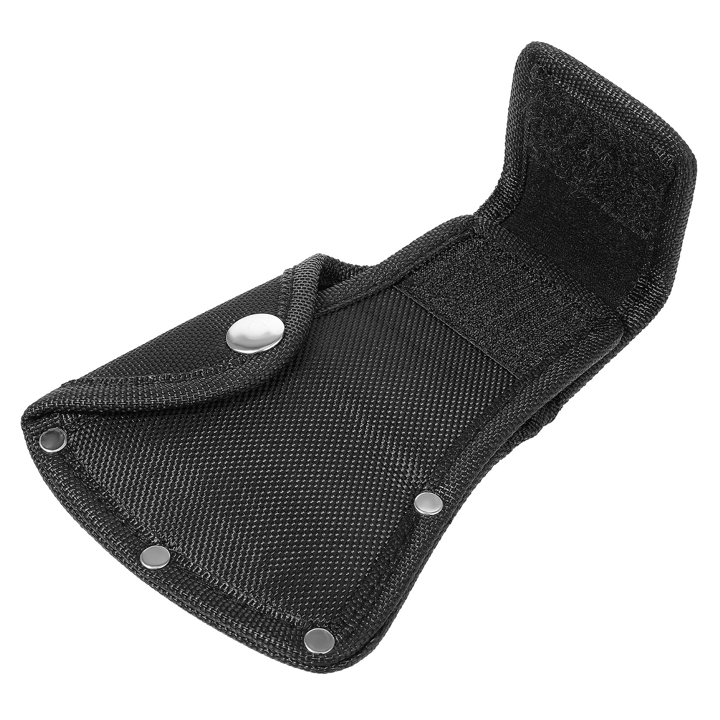 Axe Head Sheath Holster, Hatchet Cover for 1-1/4lb Axe, Black Ax Head Sheath Holster Double Snap Hatchet Blade Protector for Outdoor Hiking Outdoor Work Axe Cover
