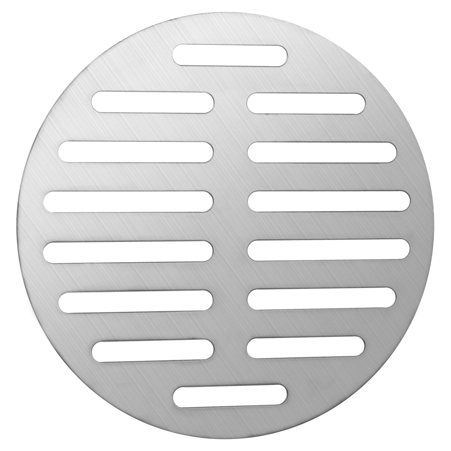Piriuuo 6 Inch Round Floor Drain Cover, 6 Inch Stainless Steel Shower Drain Cover Universal Basement Drains Covers Sewer Drains Covers for Furniture Repair Bathroom Kitchen (Silver)