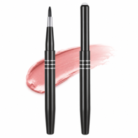 2 Pack Lipstick Brush Retractable Lip Brushes with Cap, Lip Liner Brush Applicator for Women Girls Lipsticks, Lipgloss, Eyeshadow