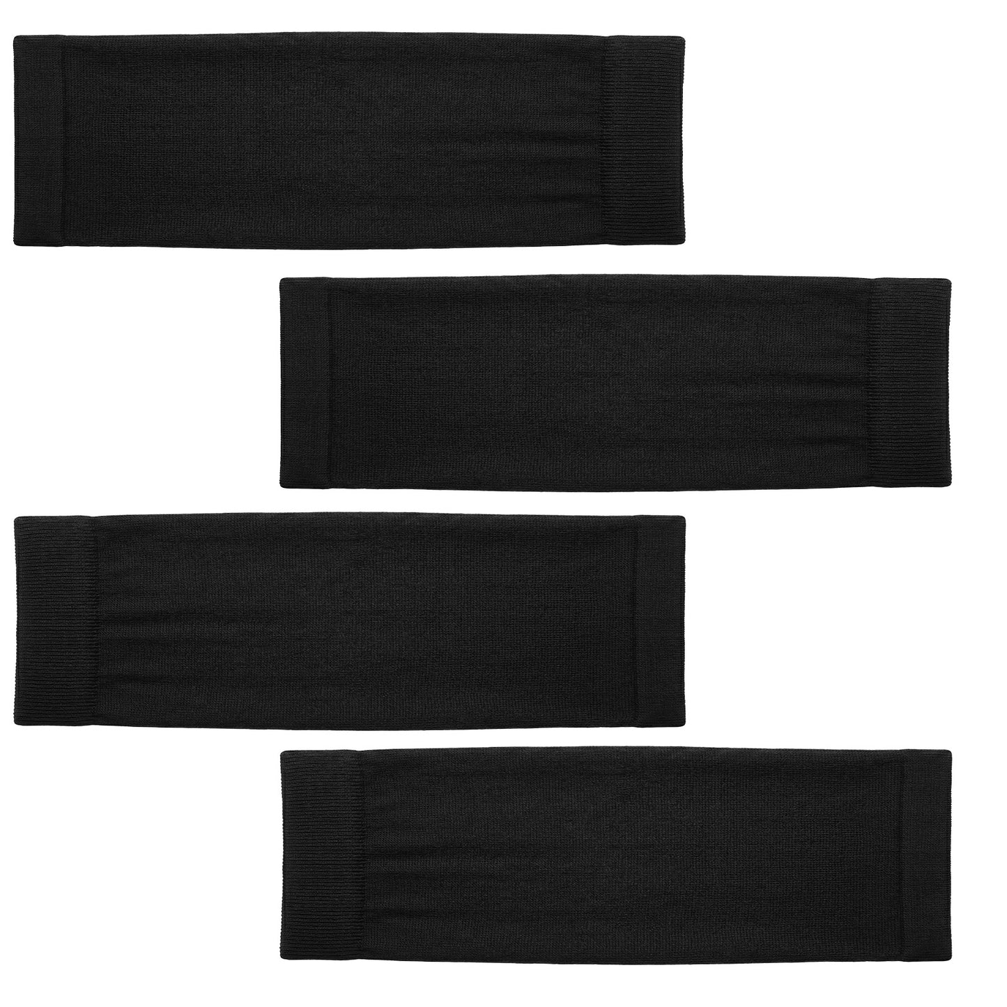 Azefnuhk 2 Pairs Tattoo Cover up Sleeve, 10X 3.5 Inch Forearm Concealer Support, Tattoo Aftercare UV Protection over Sleeve Elbow Sleeves for Women Men (Black)