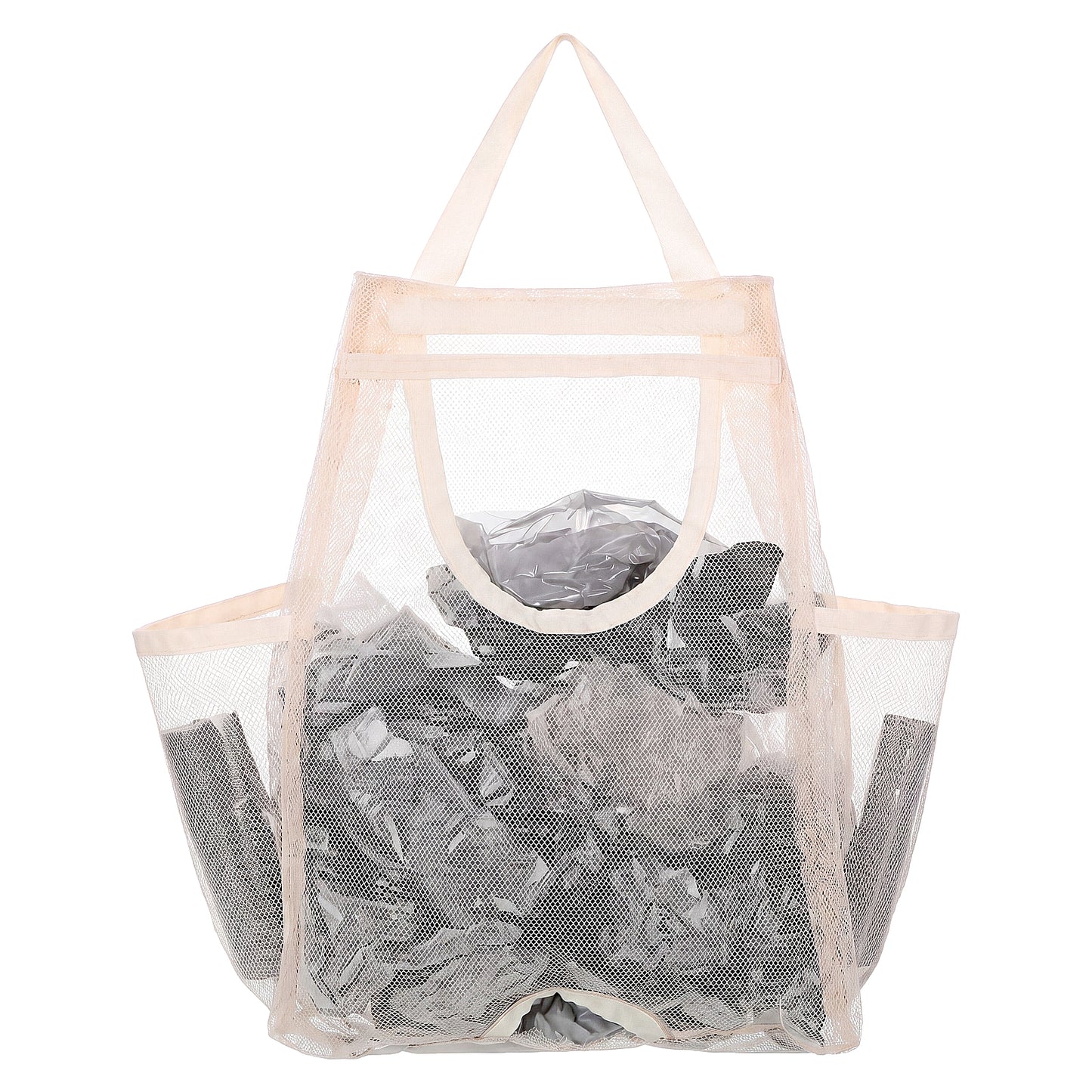 1 Pc Plastic Bag Holder, Trash Bag Holder Dispenser, Mesh Grocery Bags Storage, Reusable Grocery Bags Holders for Shopping