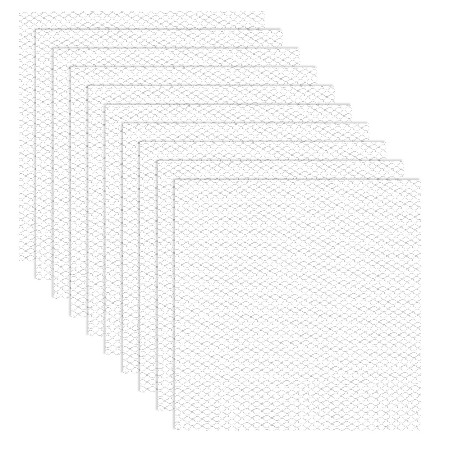 10 Pcs Fursuit Eye Mesh Sheets, 1mm Hole White PVC Plastic Mesh, 11.8in x 7.87in, Waterproof & Printable Eyes Masks Net for Furry Cosplay Masks, Therian Eyes, Fursuit Props, and DIY Craft Making