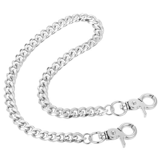 YQQYG Wallet Chains for Men, Jean Chains for Men, Heavy Duty Pocket Keychain with Both Ends Lobster Clasps, Wallet Chain for Pants Belt Jeans Wallets and Keys