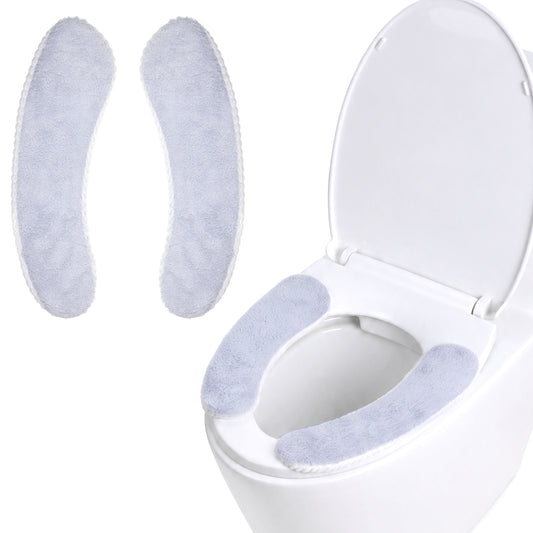 1 Pair Toilet Seat Cushion, Plush Toilet Seat Cover Cushion