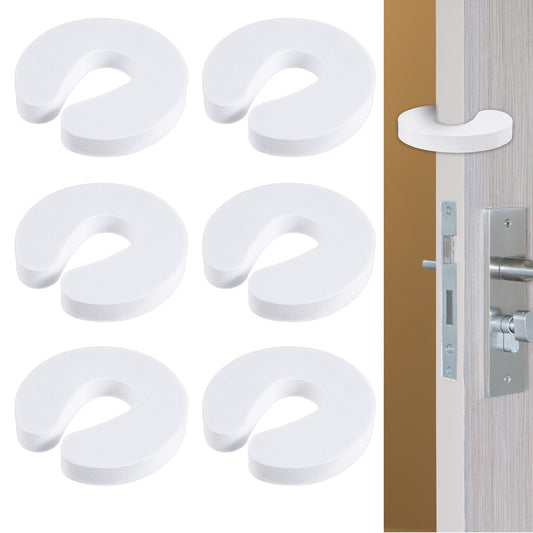 ZEYIYER 6 PCS Door Finger Pinch Guard, 3.66 * 3.66in Door Slam Stopper, Door Pinch Guard, Door Slam Silencer Finger Pinch Guard Door Stopper, Protect Child Fingers with Soft Foam Guard