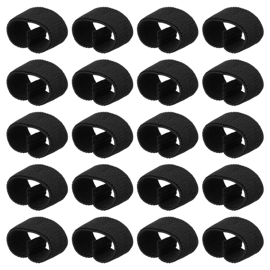 Aysatogc 20PCS Backpack Strap Keeper, Elastic Belt Keepers for Duty Belt Loop Keeper Backpack Straps Duty Accessories Belts Holder for Pants 1.5"-2" Wide Belts/Straps