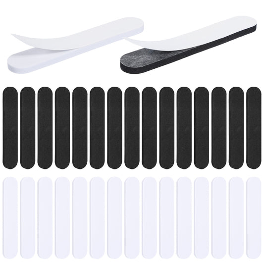 Axafazup Hat Size Reducer, 60 Pcs Self Adhesive Foam Tape, Adjustable Sizer Insert for Cowboy, Western, Baseball, Fedora, Straw, Panama Hats (30 Black, 30 White, 4.33x0.78in)