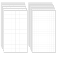 10 Sheet Double-Sided Foam Squares for Crafts, 1650 Pcs White Foam Squares Tape Craft Double Sided, Precut Double-Sided Tape for Crafts DIY Office Supplies (0.47 in/12 mm, 0.24 in/6 mm)