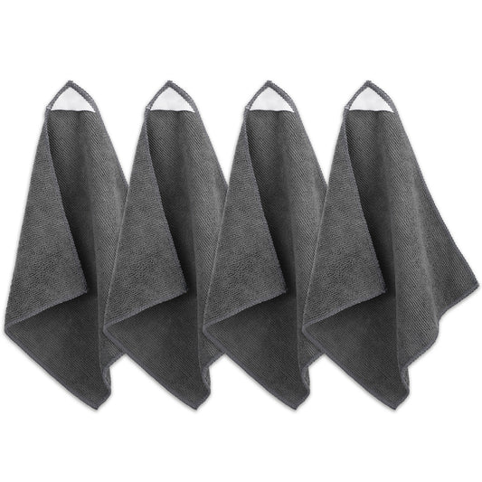 Aysatogc 4 Pcs Magnetic Microfiber Cleaning Cloth, Microfiber Dry Erase Eraser for Whiteboards, Blackboards, Chalkboards, Glassboards Reusable and Washable 9.8'' X 9.8''