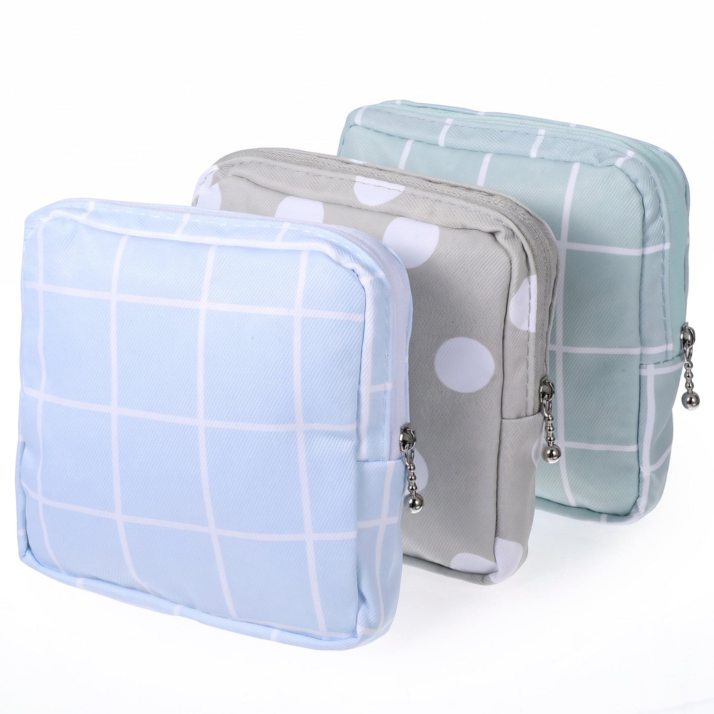3 PCS Period Bag, 3 Styles Period Pouch, Portable Sanitary Pad Pouch for Women Girls Daily Travel Use
