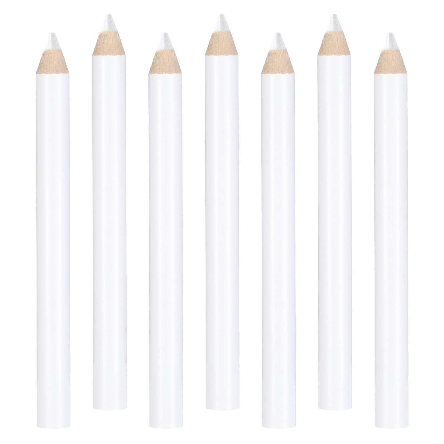 Aysatogc 7PCS Fabric Pencils for Sewing, White Water Soluble Sewing Fabric Maker White Fabric Marking Pencils Tailors Chalk for Tailors, Quilting, Dressmaker & DIY Crafts (8.75cm)