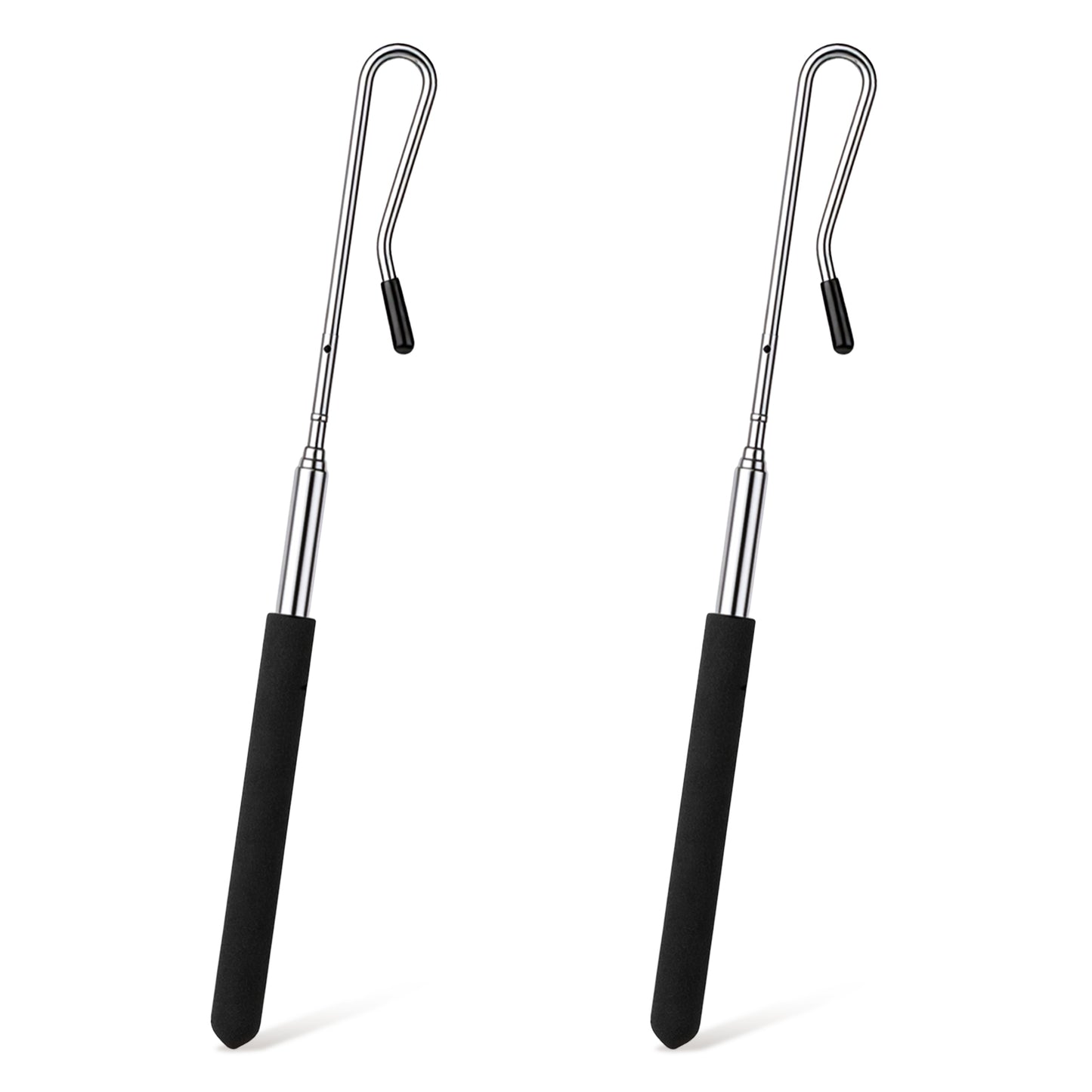 2 Pcs Adjustable Puppet Handles Arm Control Rod, 8-21 Inch Extendable Puppet Stick Metal Puppets Rod Accessory for Small and Large Puppets