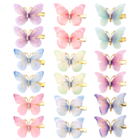 18 PCS Butterfly Hair Clips, Glitter Butterfly Clips for Hair, Cute Fairy Butterfly Hair Accessories for Women Girls, Headwear Gifts for Themed Party, Prom,Birthday, Wedding and Back to School