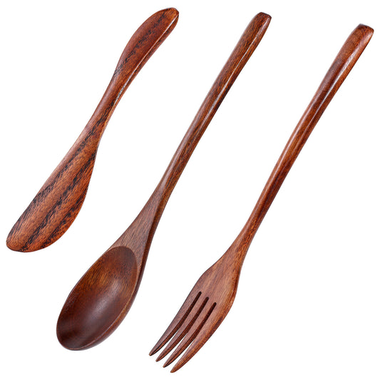 Wooden Cheese Butter Spreader Knives Set 3 Pieces Jelly Sandwich Condiment Cheese Spreader Knives Thickened Solid Wood Serving Tongs Spoons and Forks Wooden Butter Knife Spatulas for Kitchen Supplies