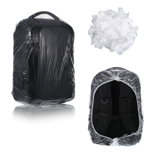 10 PCS Backpack Rain Cover, Disposable Waterproof Lightweight Backpack Cover Portable Elastic Covers Protector for Outdoor Hiking Camping Cycling Travelling