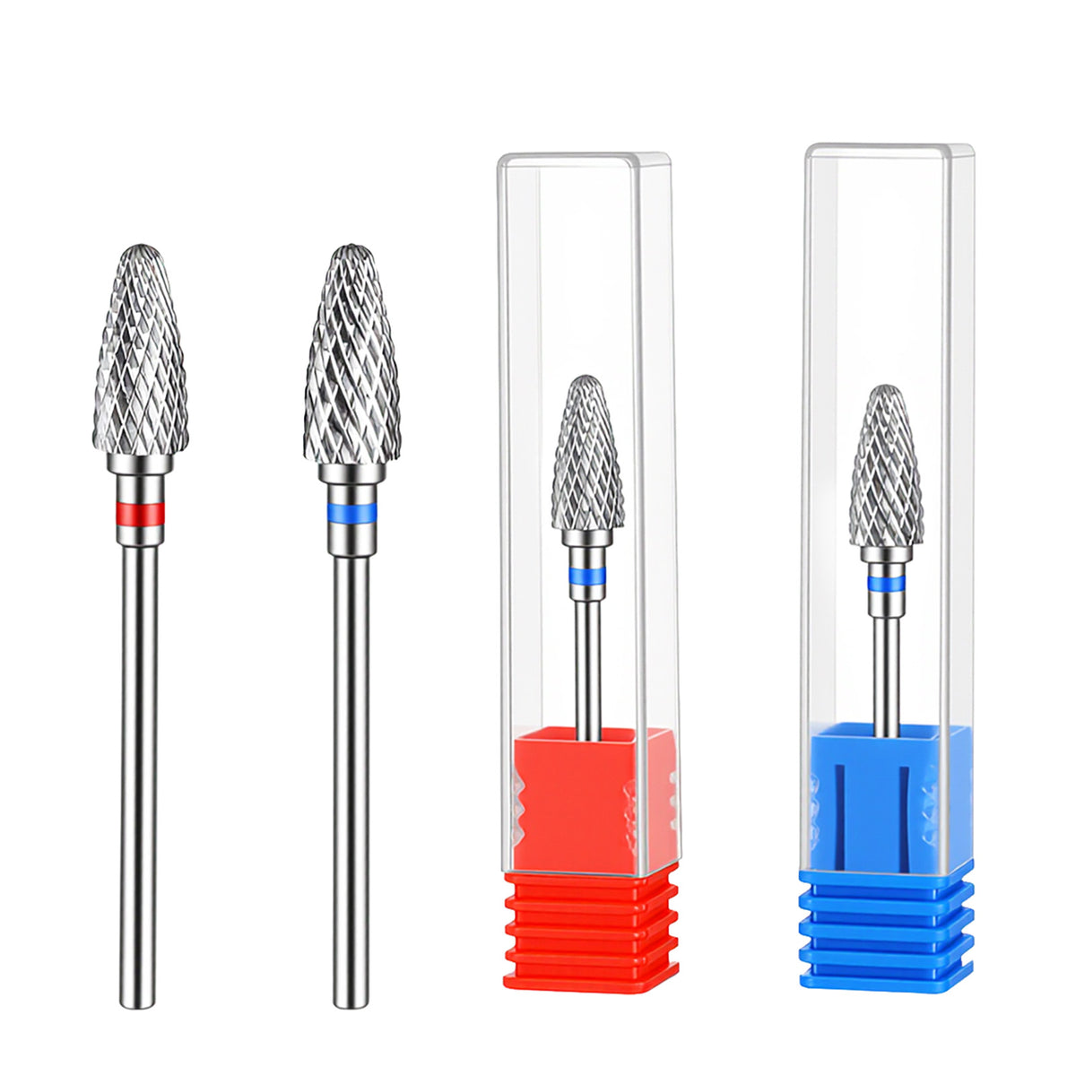 2 PCS Nail Drill Tips, Ceramic Nail Drill Bit Gel Remover Bits Carbide