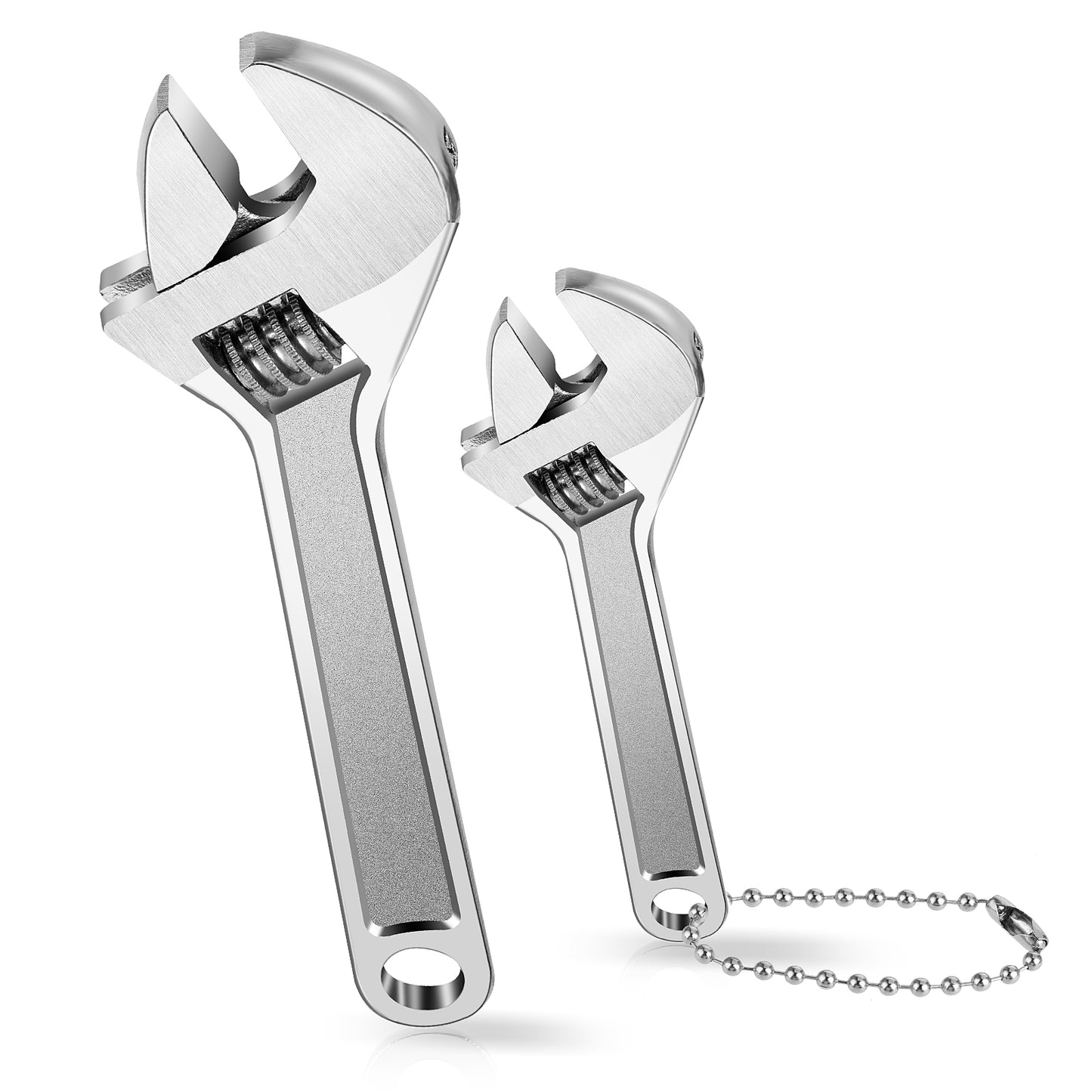 ASTER Adjustable Spanner Mini Nut Wrench Silver Shifting Spanner Wrench Small Adjustable Wrench
